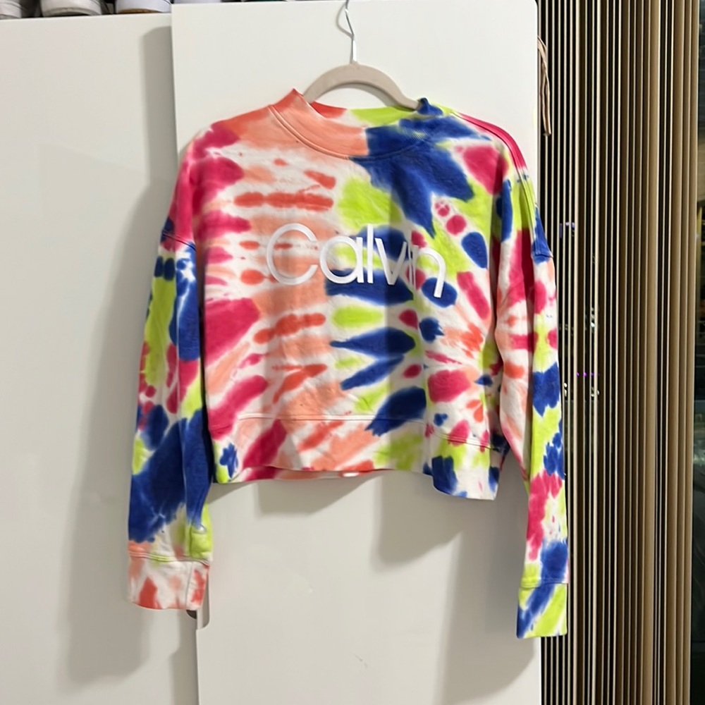Calvin Klein multicolor cropped sweatshirt